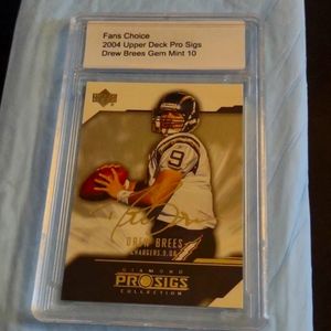 COPY - 2004 Upper Deck Pro Signs Drew  Brees Gem Mint 10